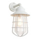 Cage Design Wall Light White IP44 E27 60W Cage Design Wall Light White IP44 E27 60W